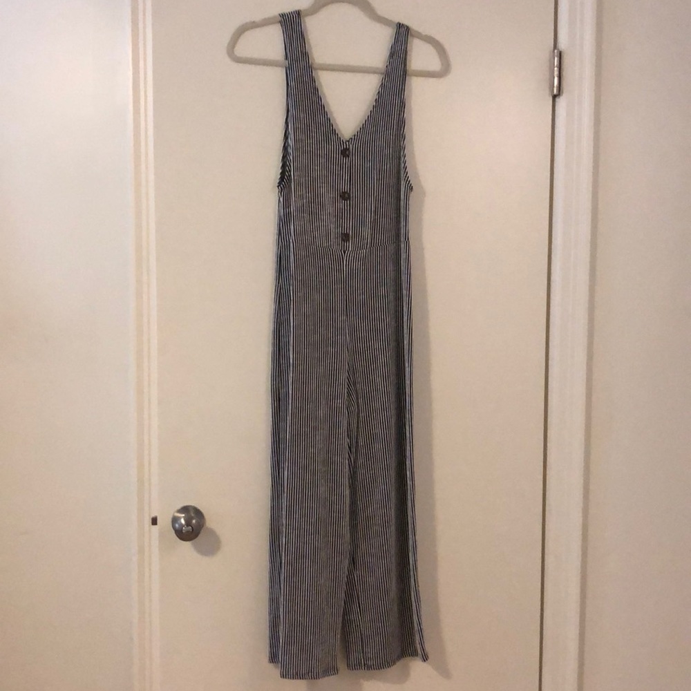 Striped jumpsuit